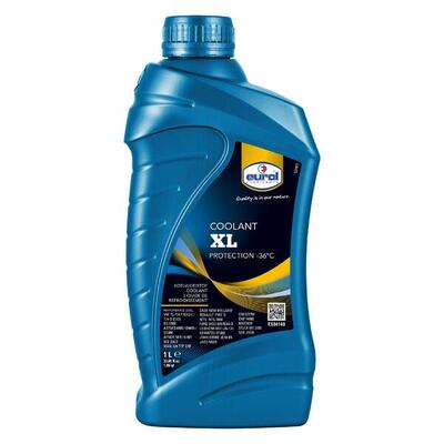 Eurol 1-liter xl koelvloeistof -36°c voor optimale motorbescherming