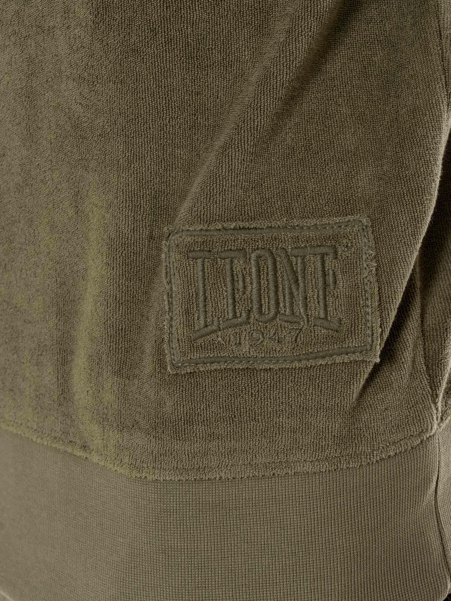 Sweat-shirts sans manches en coton éponge Leone Natural pour hommes 3/6