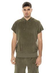 Sweat-shirt sans manches homme Leone Natural en coton éponge