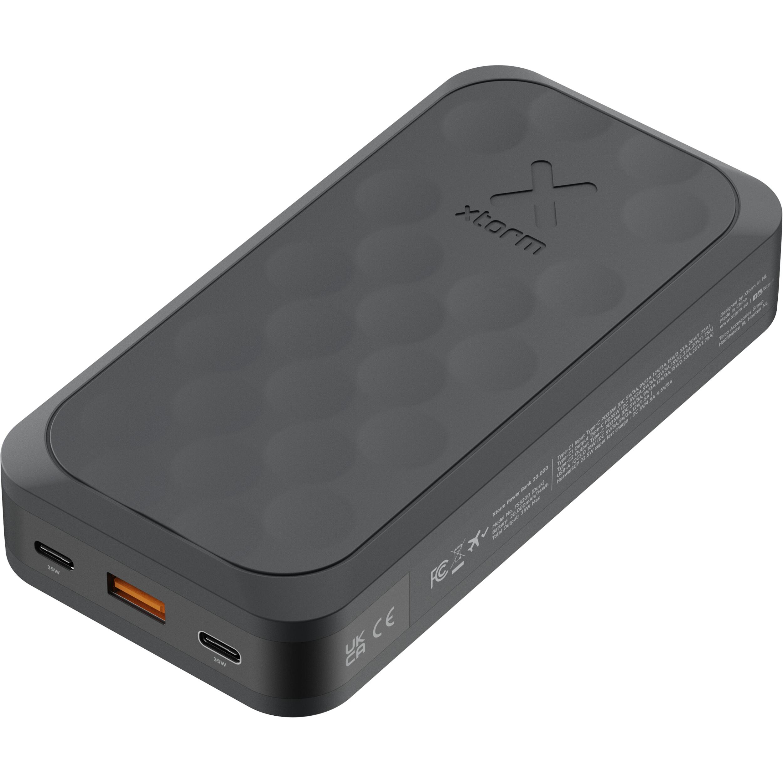 Xtorm Fuel Series 5 Powerbank 20000 mah - 35W Schnelllader - Schwarz 6/7