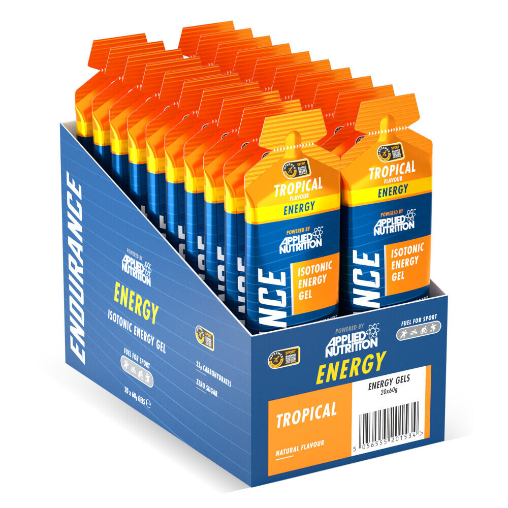 Applied Nutrition - Gels Énergétiques - Isotonic Energy Gel - Tropical Boite De 20 - Dosette Isotonique - Taille Unique - Decathlon