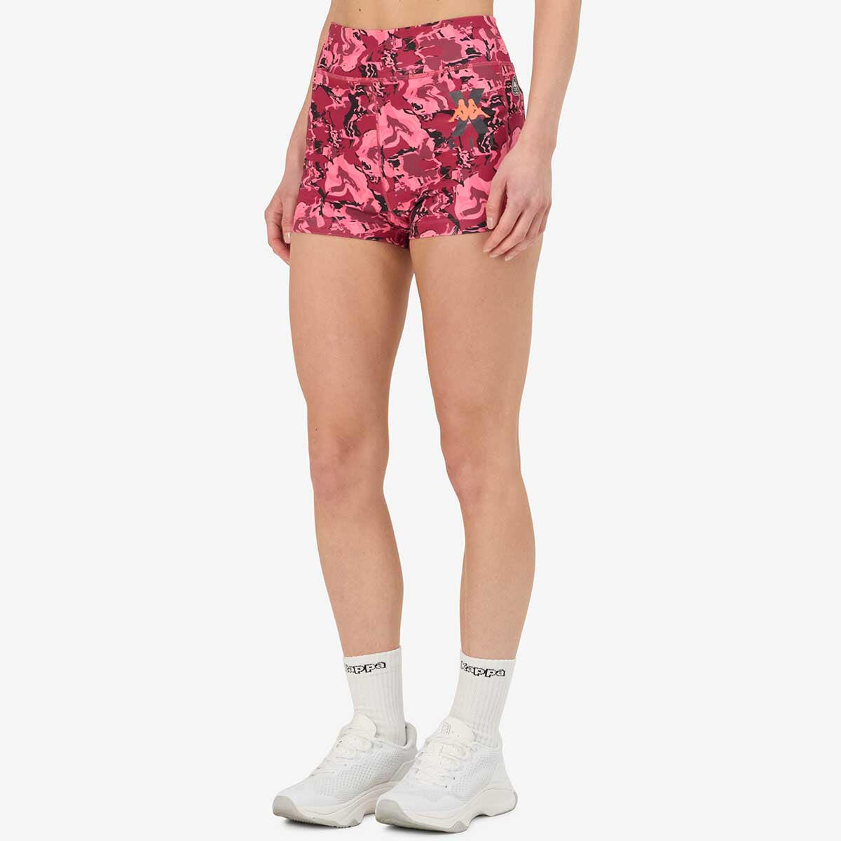 Kappa - Short Running Femme Kombat Wkt Gefrivola Fuchsia - Short - Marron|rose|rouge - Decathlon