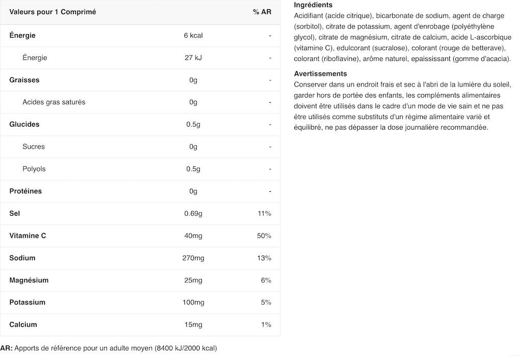 Électrolytes - Endurance Hydration Electrolyte Tablets - Orange 2/3