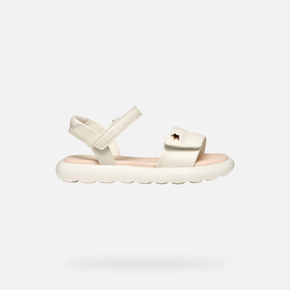 Sandały Geox Model J Sandal Puffypop Gi Kolor Beżowy