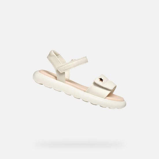 Sandalen Geox Modell J Sandal Puffypop Gi Farbe Beige