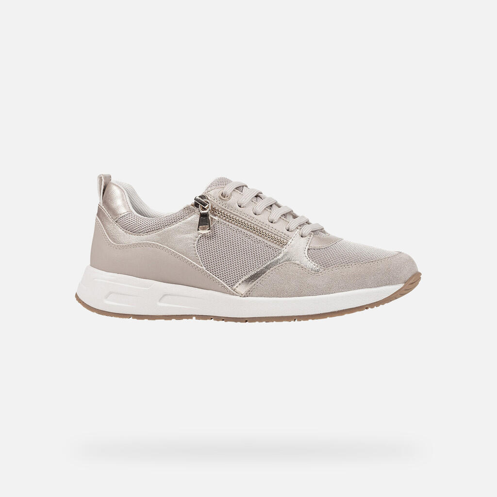 Baskets Femme BULMYA WOMAN Or Clair/Beige 2/7