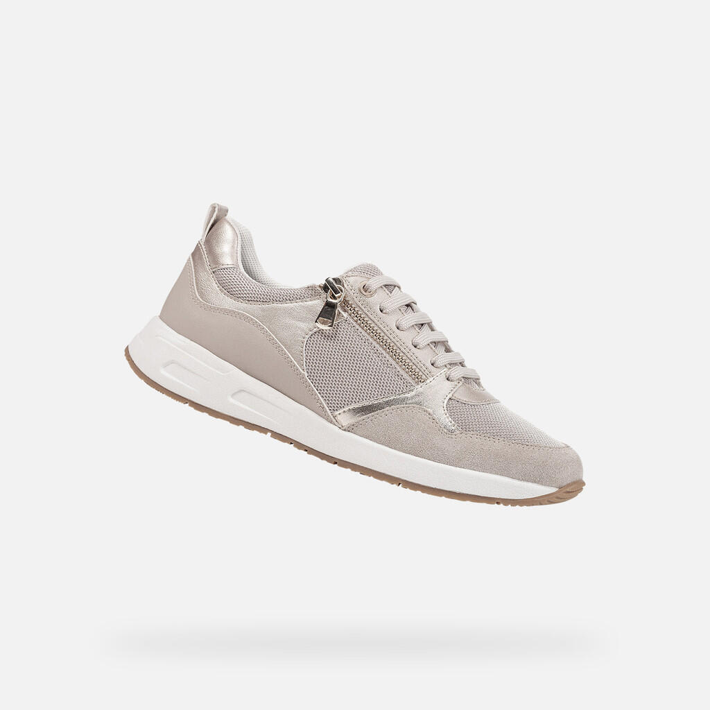 Baskets Femme BULMYA WOMAN Or Clair/Beige 1/7
