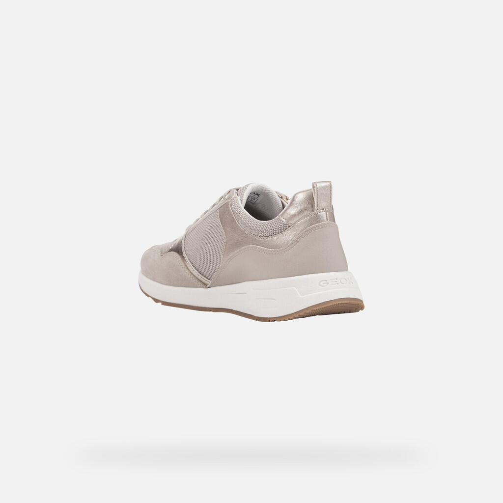 Baskets Femme BULMYA WOMAN Or Clair/Beige 4/7