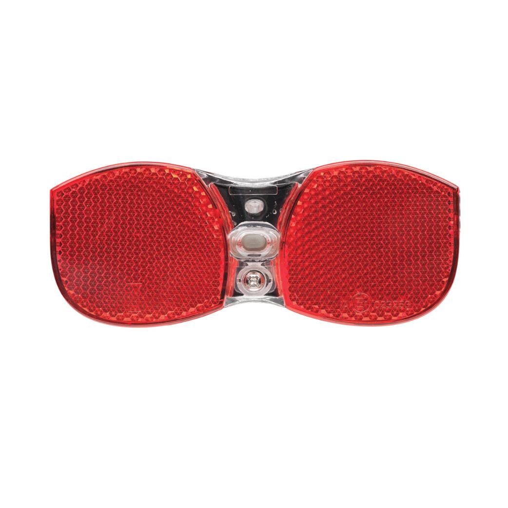 AXA Axa LED City fanale posteriore CC0101A, montaggio 80 mm, batterie incluse.