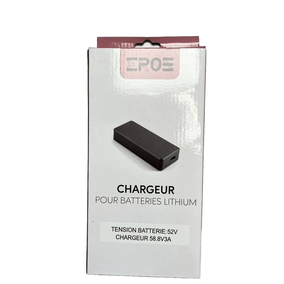 Chargeur Standard Universel de Trottinette Électrique pour Batterie 52V 3/6