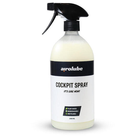 Cyclon Airolube Cockpit Spray 1000 ml bianco/nero