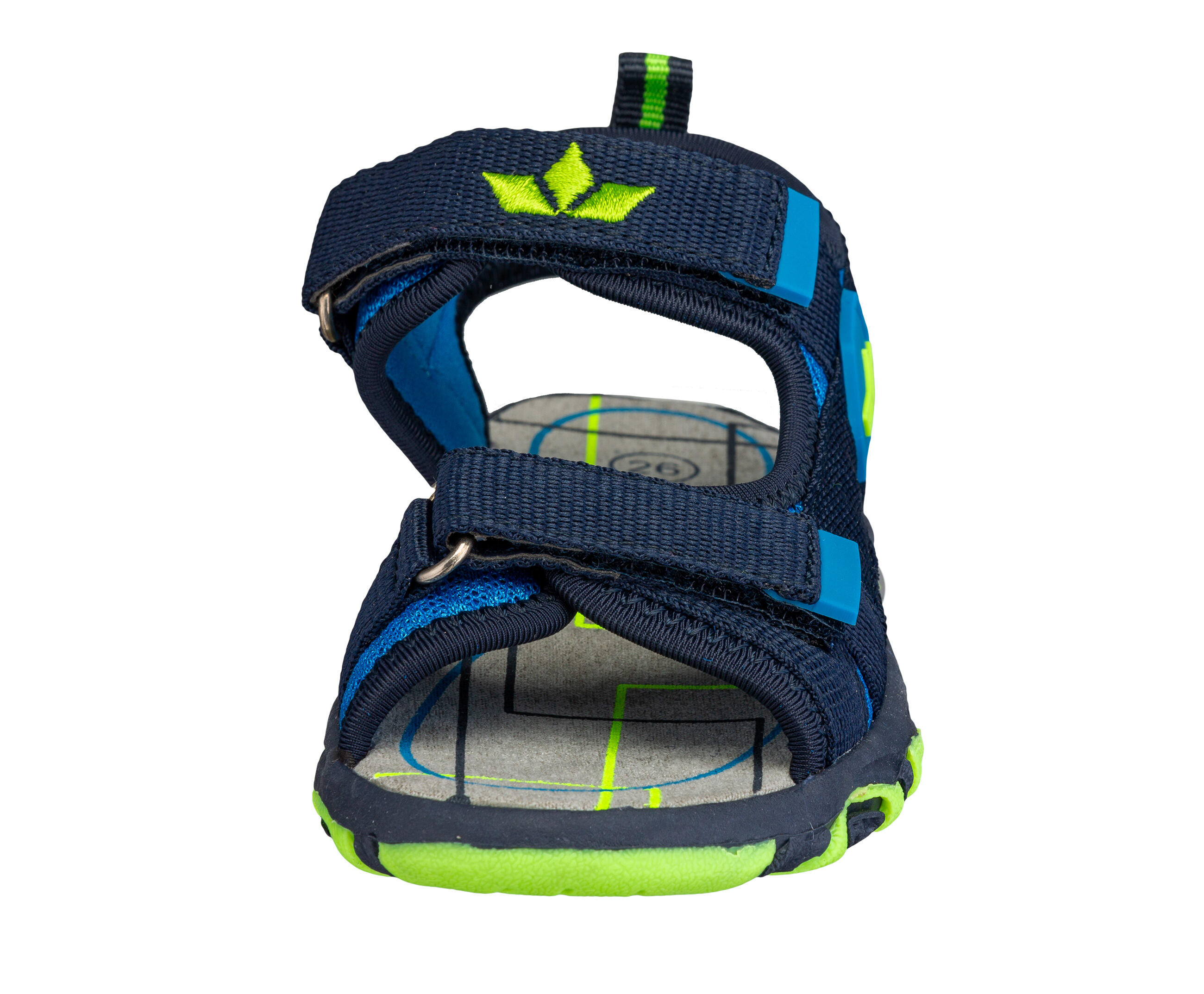 Sandale enfant - randonnée - légère, confortable, doublé velcro - dunkelblau 3/6