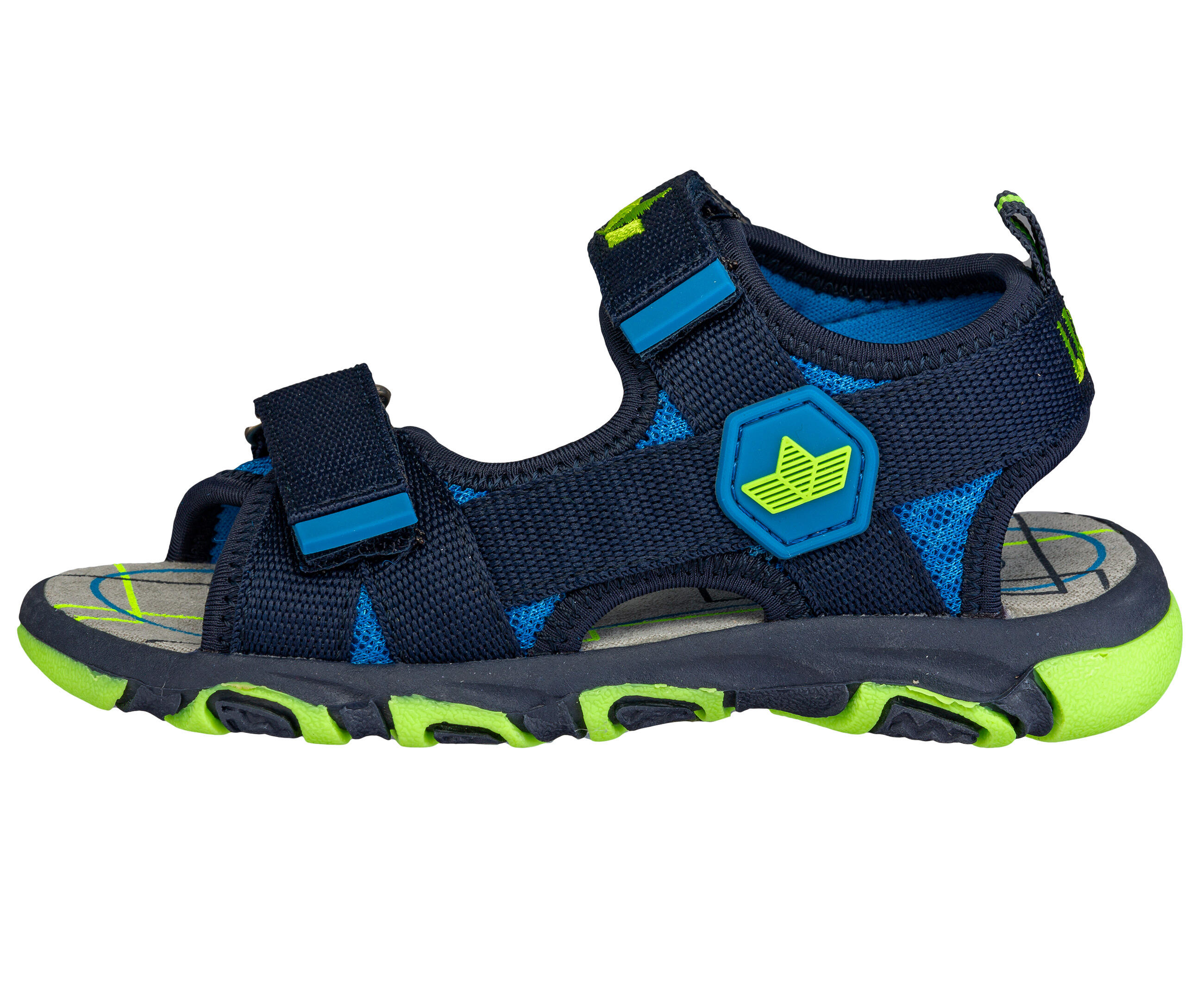 Sandale enfant - randonnée - légère, confortable, doublé velcro - dunkelblau 2/6