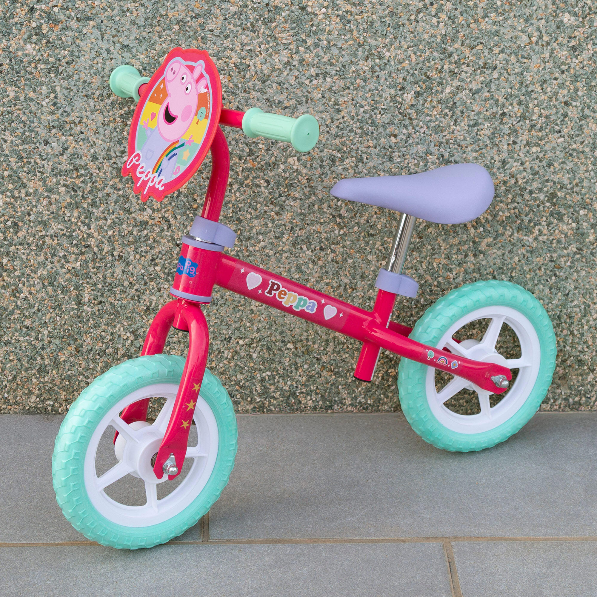 Bicicleta Peppa Pig sem pedais e ajustável em altura máx. 20 kg 2/7