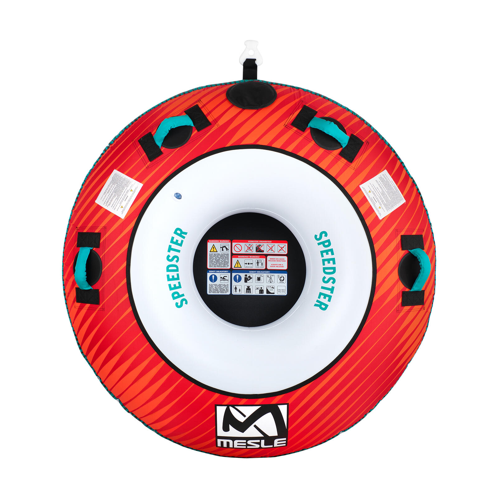 Pack Bouée Tractable Speedster avec Corde, 1 - 2 Personnes Gonflable Bateau 2/6