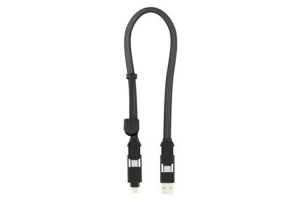 Uniwersalny kabel do ładowania iPhone, Samsung inCharge XL 30cm USB, USB-C