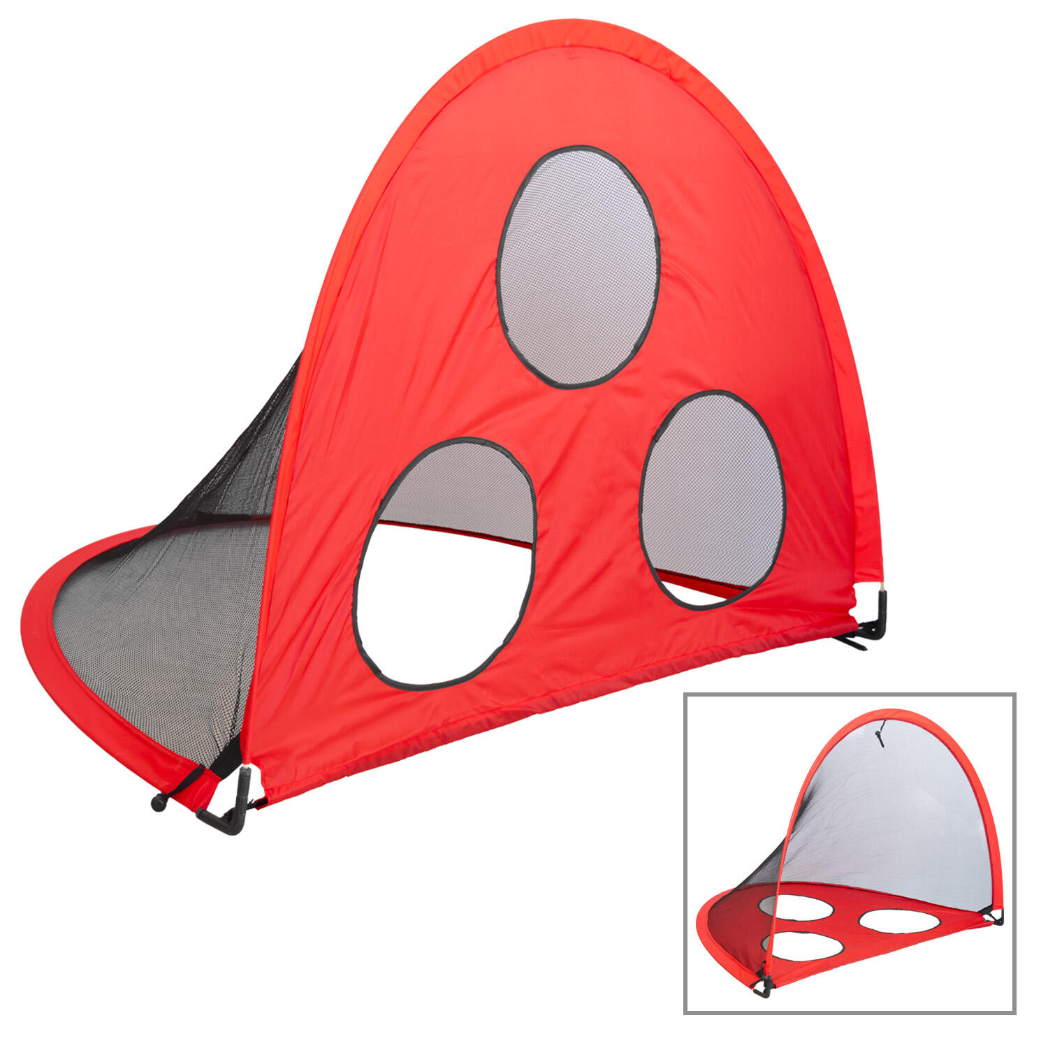 Portería Plegable Zastor Blaster Rojo/Negro 1/7
