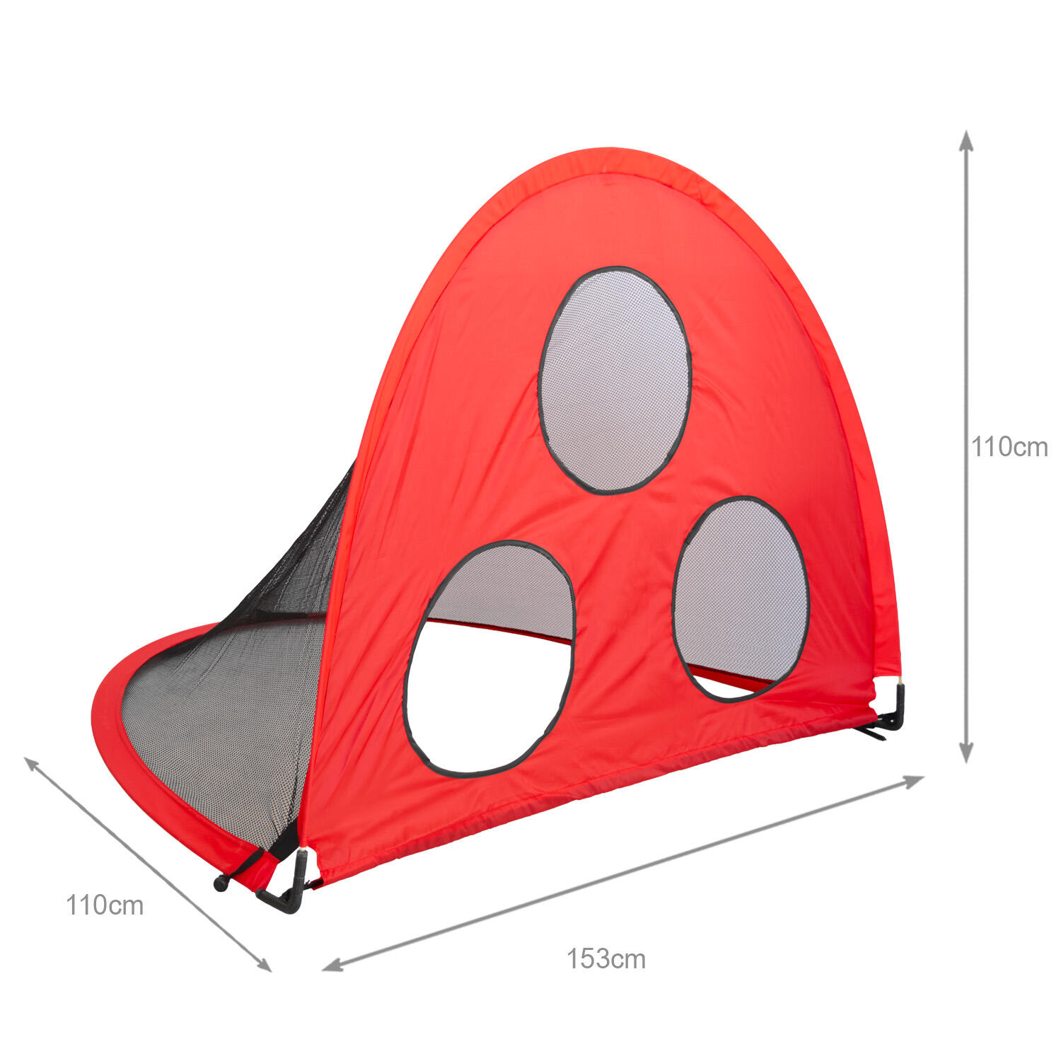 Portería Plegable Zastor Blaster Rojo/Negro 3/7