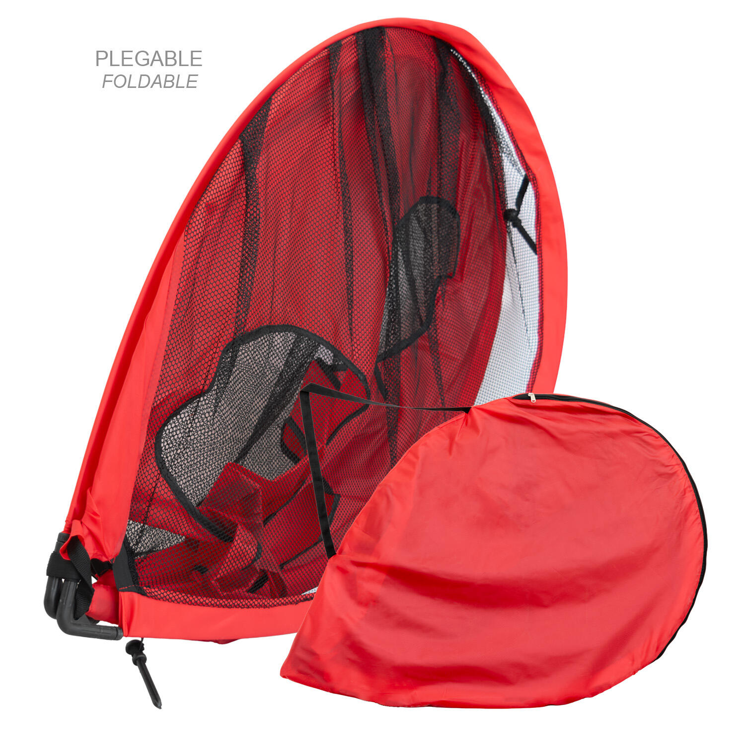 Portería Plegable Zastor Blaster Rojo/Negro 4/7