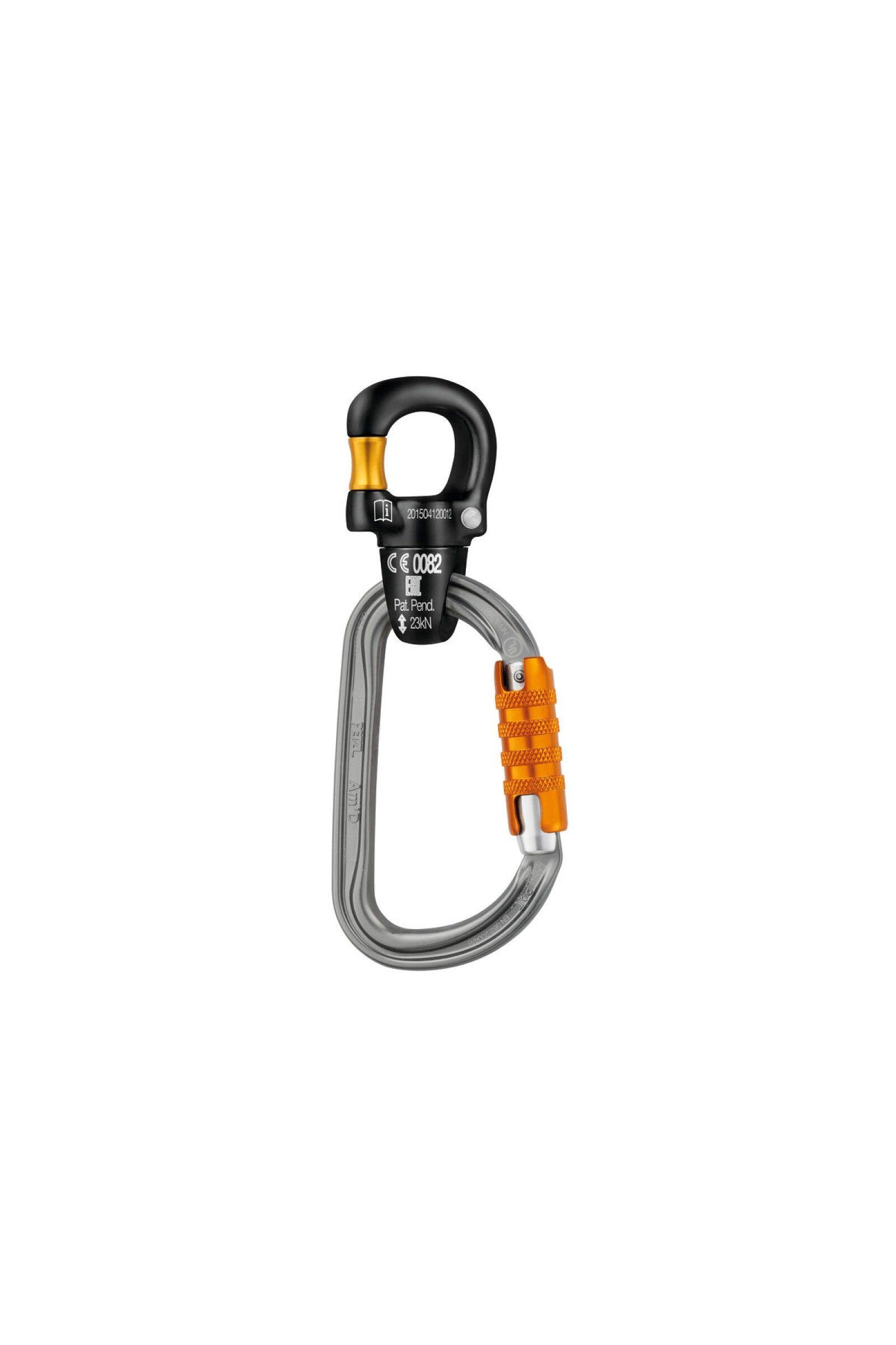 Petzl Micro Swivel P58 XSO émerillon compact alu 75g anti-entortillement 23kN 2/2
