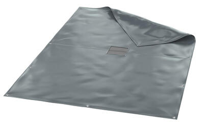 Trampoline afdekhoes flat to the ground rechthoekig 380x250 antraciet