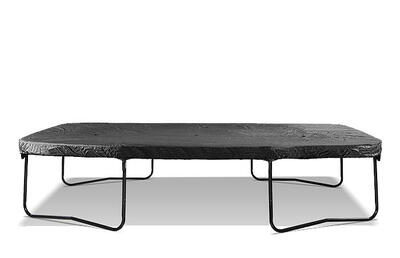 Rechthoekige trampoline afdekhoes antraciet 460 x 310 cm north zwart