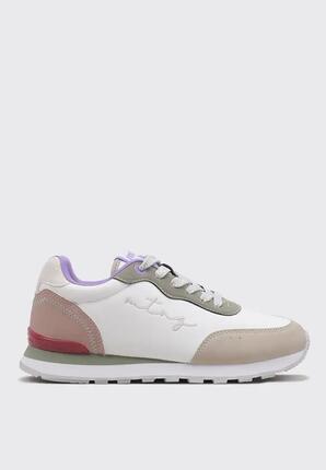 Baskets basses femme MTNG 60439 blanches