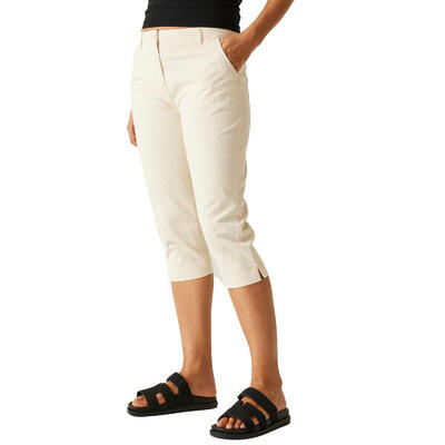 Dames bayletta capri broek (lichte vanille)