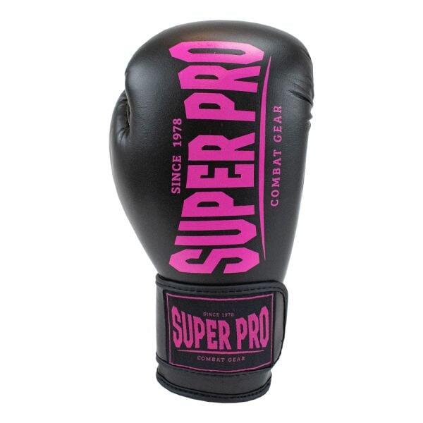 Manusi de Box Super Pro Combat Gear Champ Roz/Negru