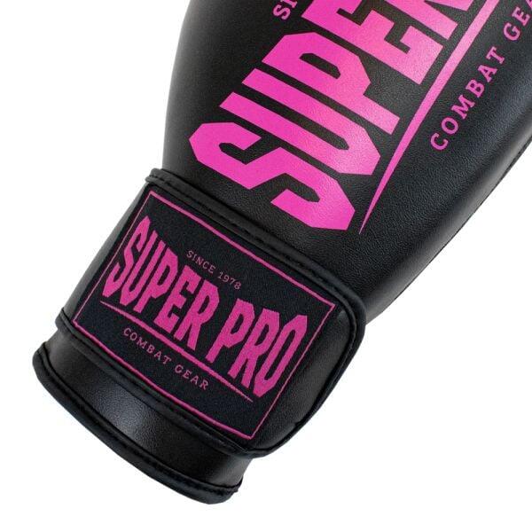 Manusi de Box Super Pro Combat Gear Champ Roz/Negru