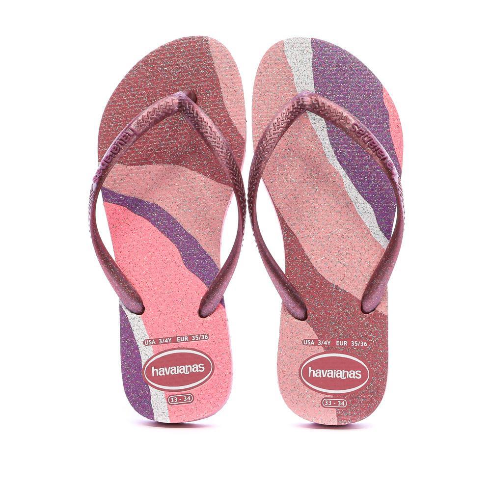 Tongs Prunes Fille Havaianas Hav Slim Palette Glow VV 3/3