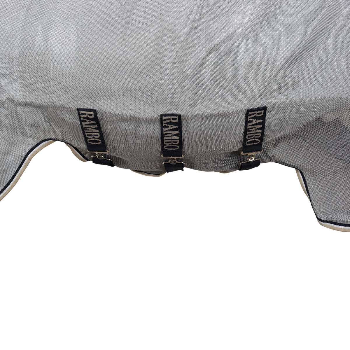 Vliegendeken Horseware Rambo Protector Met Hals Zilver-blauw 3/6