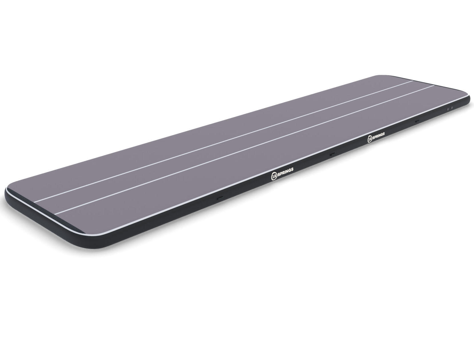 12SPRINGS Airtrack 12spring 1500x300x30 cm Pro Zwart/grijs