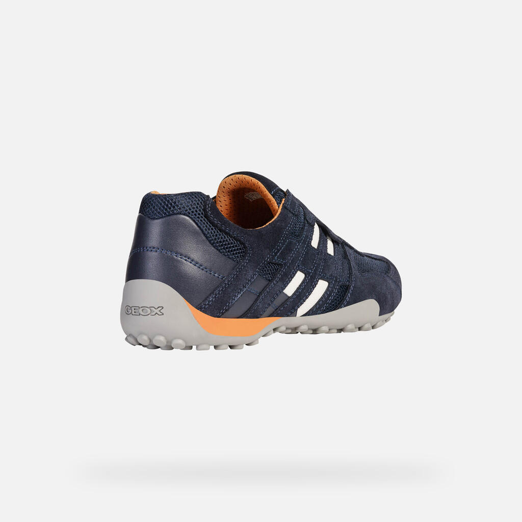 Baskets Homme SNAKE MAN Bleu Marine 5/7