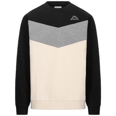 Herensweater zonder capuchon kappa idisson active man zwart