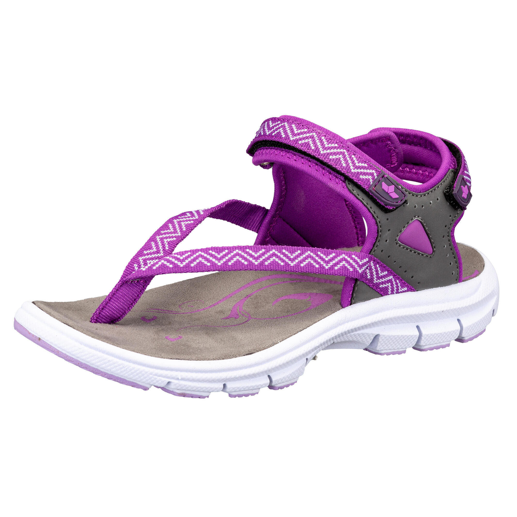 Lico - Sandale Fermeture Velcro Femmes Lico Lagos V - Sandales - Violet - 40 - Decathlon