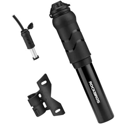 Pompka rowerowa mini z wężykiem Rockbros aluminiowa