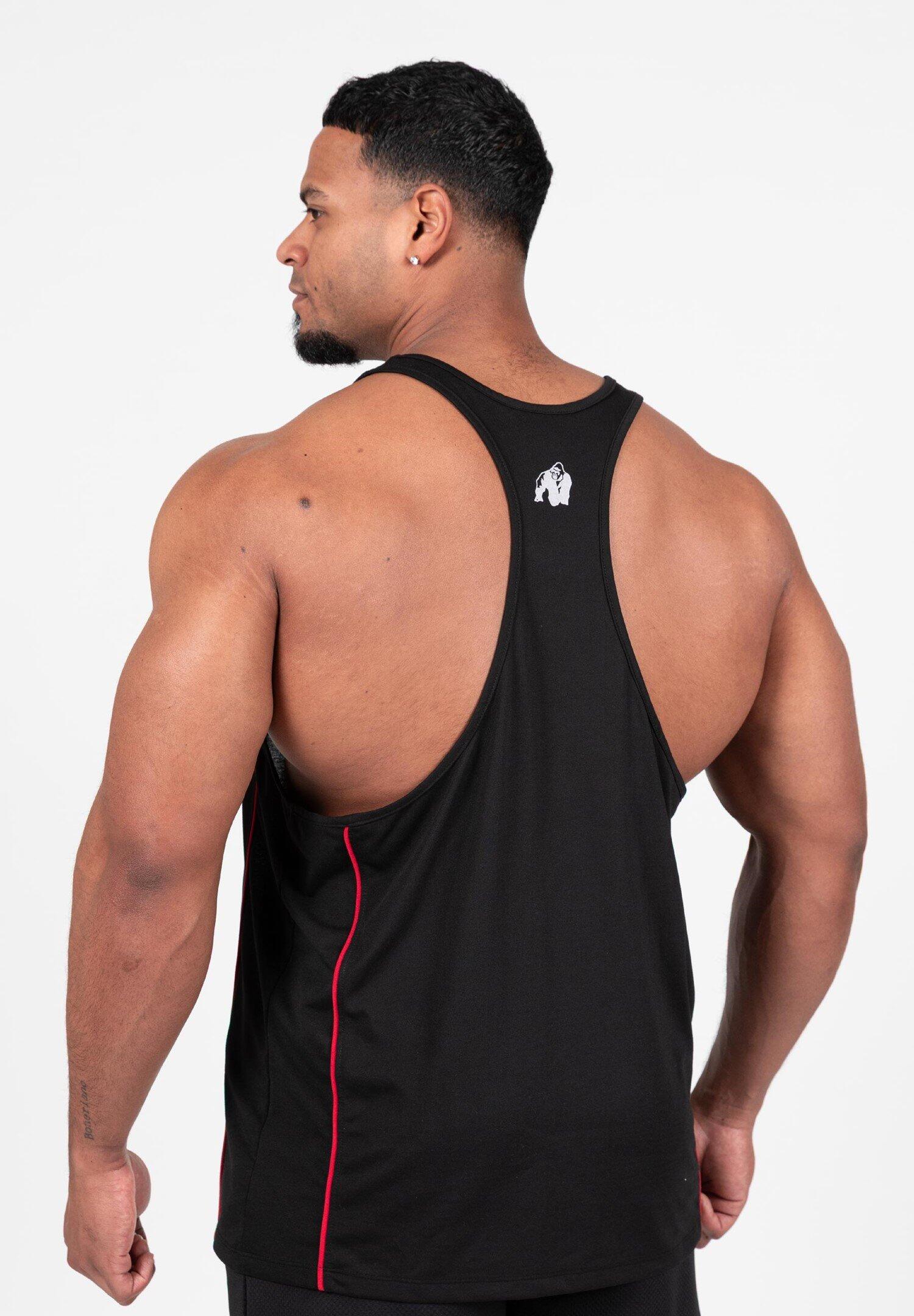 Casper Stringer-Tanktop - Schwarz/Rot 2/6