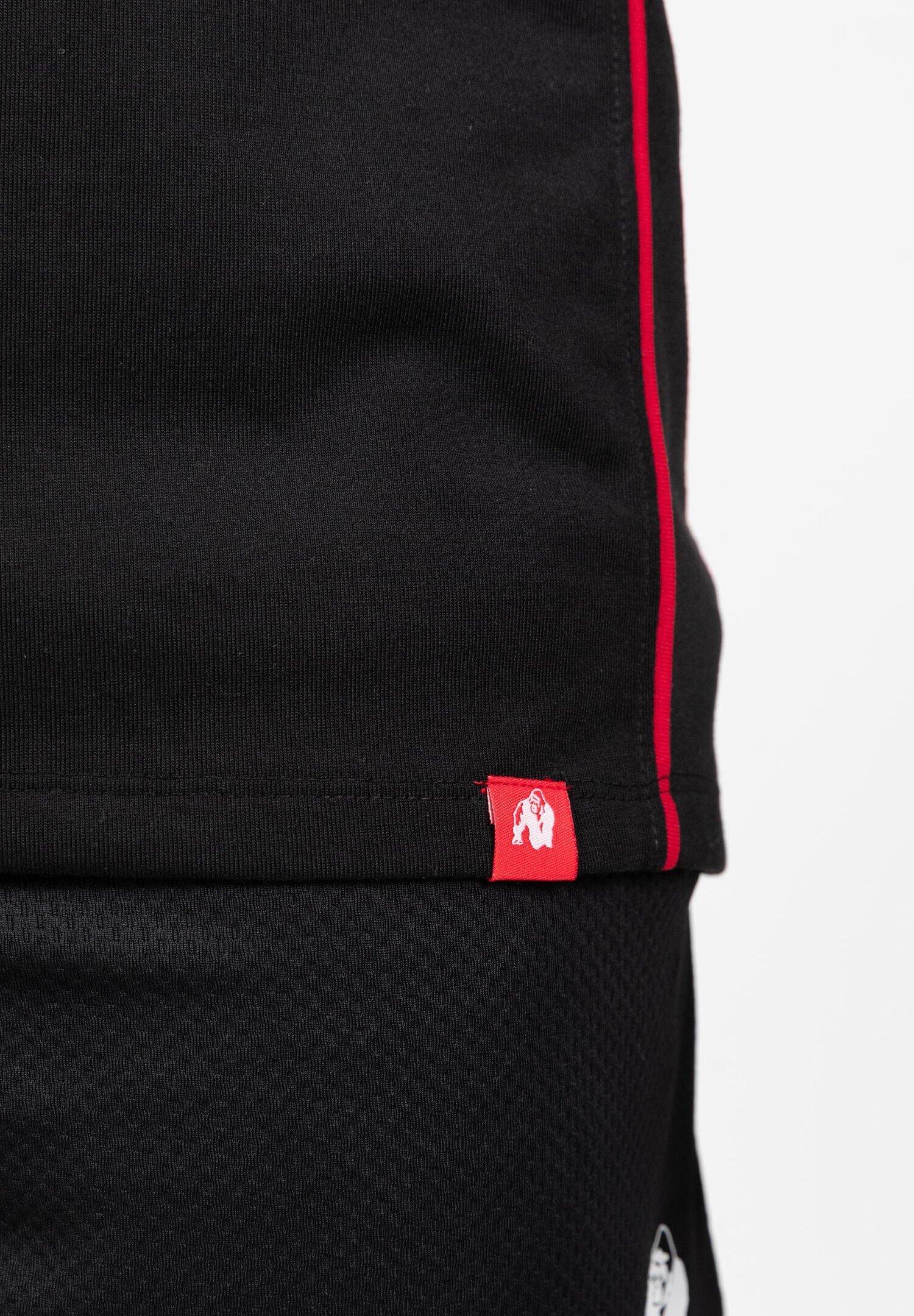 Casper Stringer-Tanktop - Schwarz/Rot 6/6