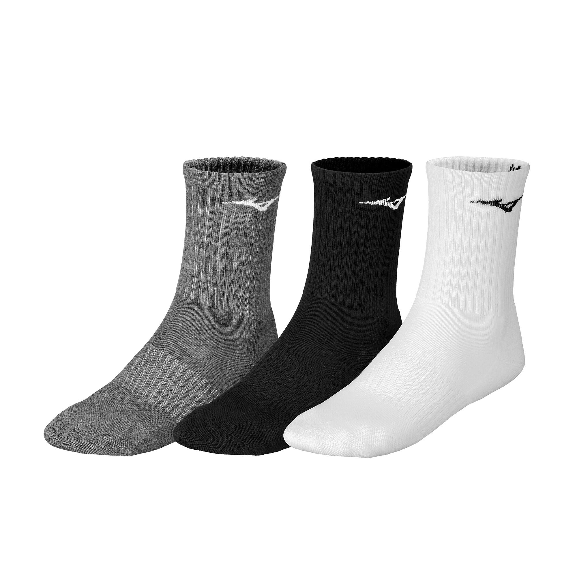 Pack De 3 Chausettes Mizuno Gris/noir/blanc 2/2