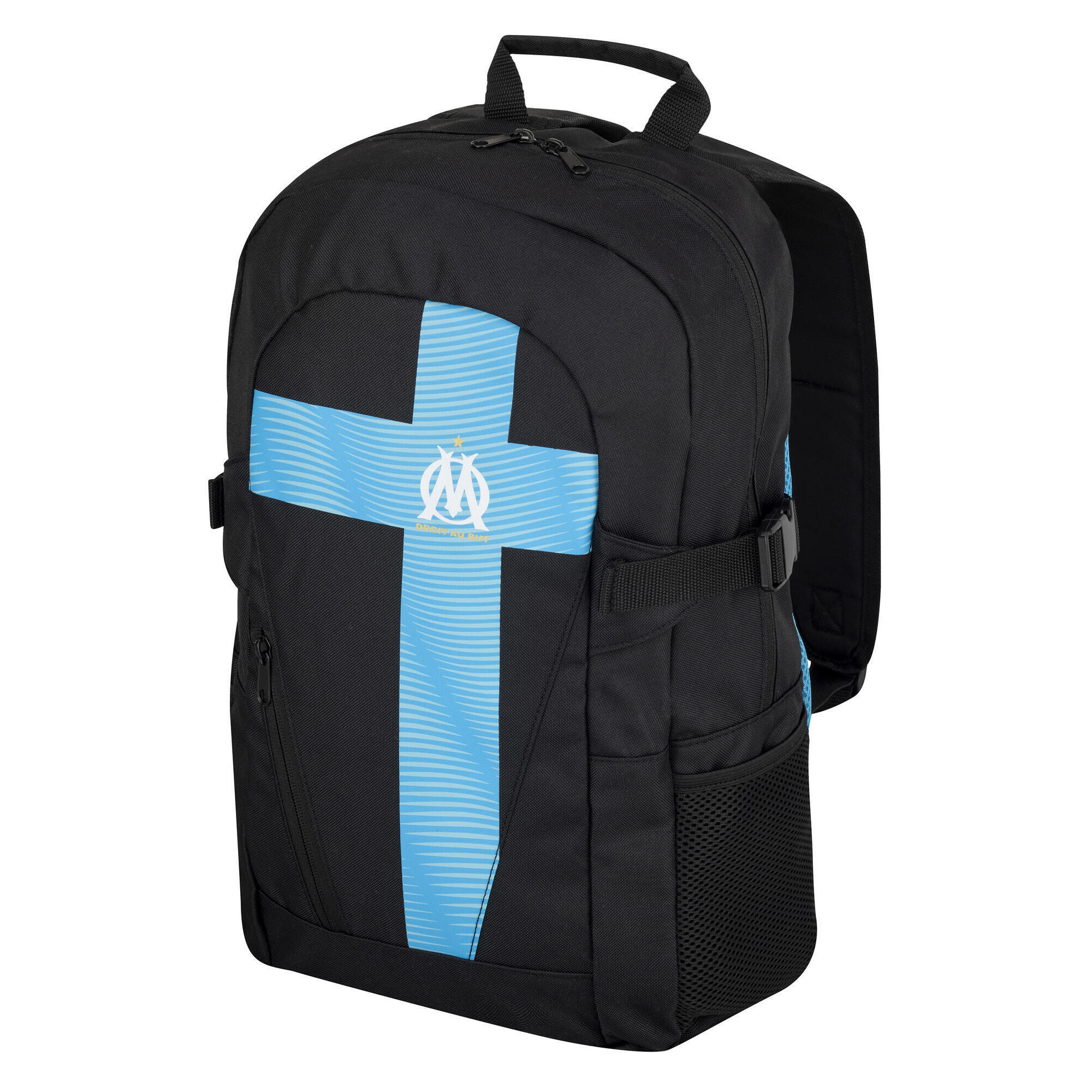 Om - Sac À Dos Om - Collection Officielle Olympique De Marseille - Sac De Sport - Noir - Taille Unique - Decathlon