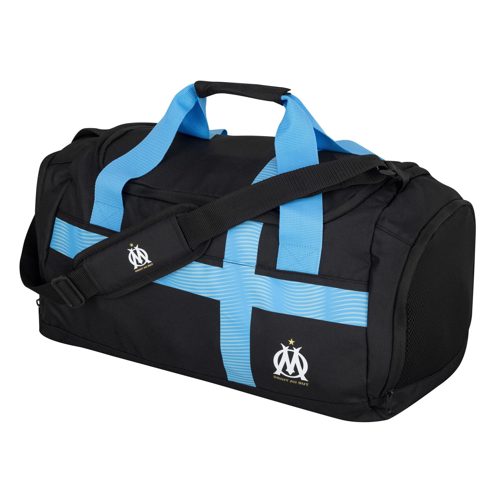 Om - Sac De Sport Om - Collection Officielle Olympique De Marseille - Petite - Sac De Sport - Noir - Taille Unique - Decathlon