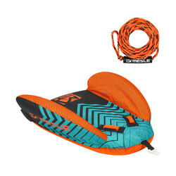 Pack Bouée Tractée Cruzer avec Corde 1 Personne Gonflable Bateau Nautique