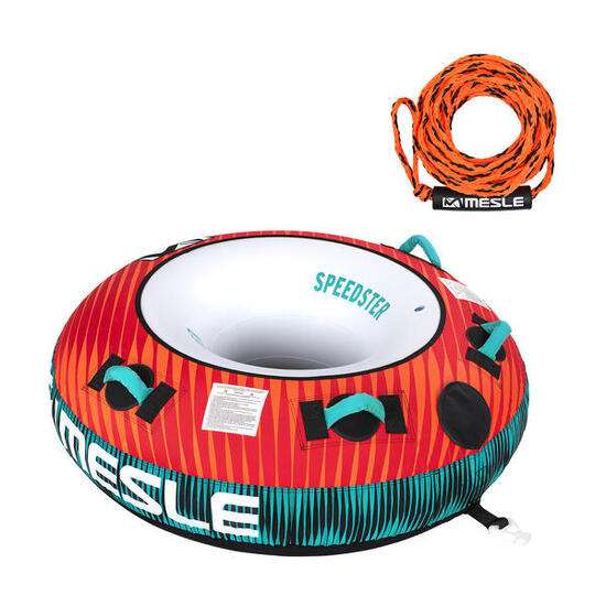 Gommone Speedster 1-2 Persone con Corda Ciambella Gonfiabile Barca