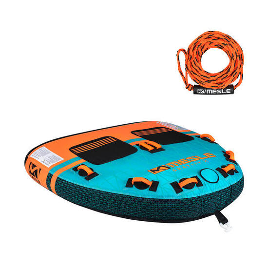 Gonfiabile da Traino Gravity 2 Persone con Corda Gommone per Sport Acquatici