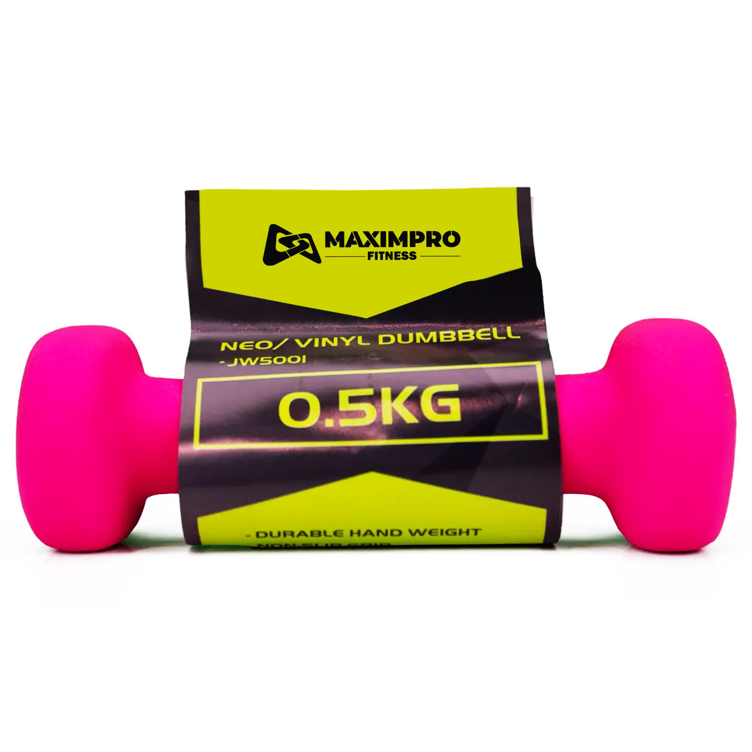 Mancuerna Neopreno Maximpro Hant 0.5 Kg Fucsia - Unidad 2/3