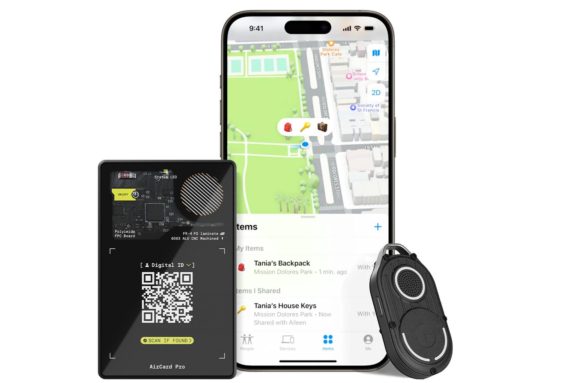 AirCard Pro | Bluetooth Tracker | Apple Find My | Ultradünn 2,2 mm | USB-C 6/6