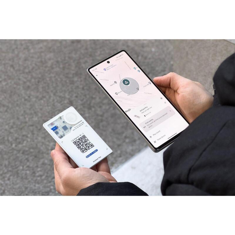 AirCard Pro - Bluetooth Tracker - Google Find My - Ultra subțire 2,2 mm -