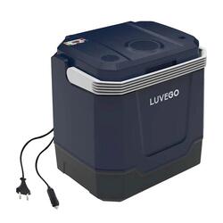 Glacière électrique 32L - Réfrigérateur 12 V/230V - Avec haut-parleur Bluetooth