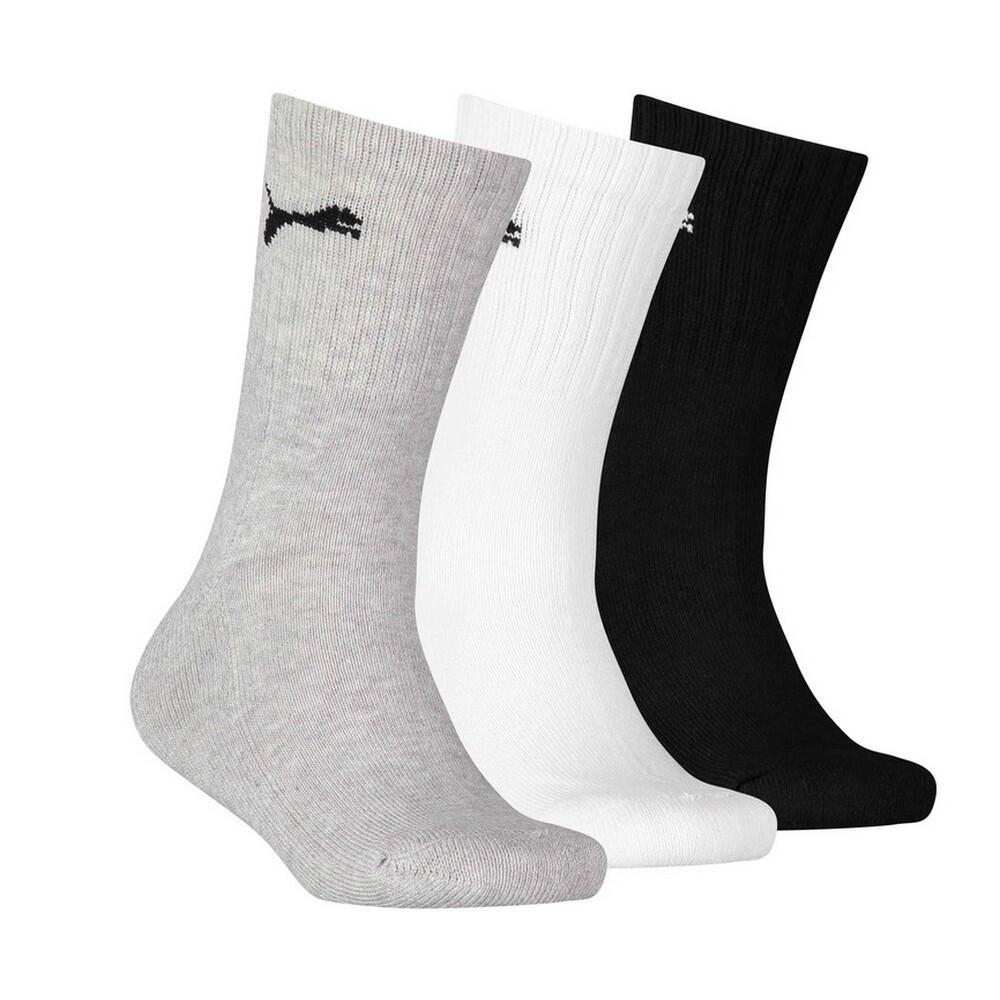 Puma Childrens/Kids Logo Crew Socks (Pack Of 3)